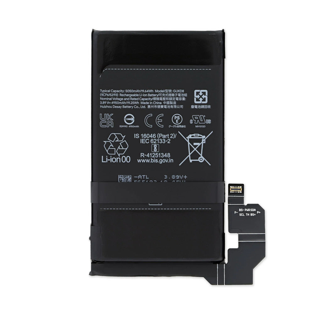 Batterie de remplacement pour Google Pixel 8 Pro, GUKD8 Batterie de remplacement pour Google Pixel 8 Pro, GUKD8